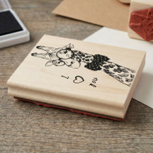 キリン I Love You ゴムスタンプ