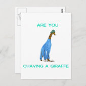 キリン.png ポストカード (正面/裏面)