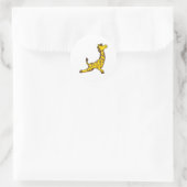 キリンatヨガストレッチエクササイズ脚 ラウンドシール (バッグ)