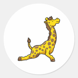 キリンatヨガストレッチエクササイズ脚 ラウンドシール