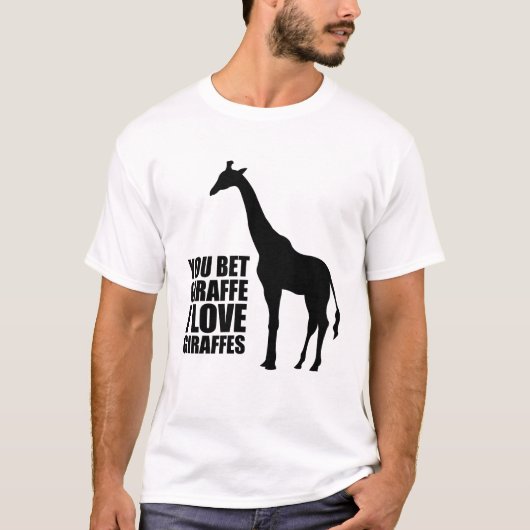 キリンI愛キリンのTシャツを賭けました Tシャツ (正面)