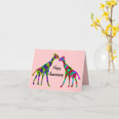 キリンLove記念日 カード (黄色い花)