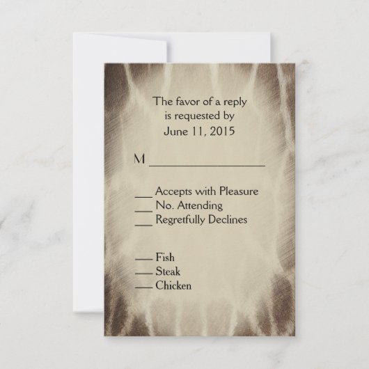 キリンRSVP 出欠カード (正面)