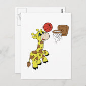 キリンTシャツとギフト ポストカード (正面/裏面)