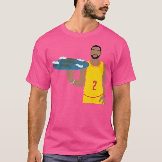 キリーアーヴィングフラットアース Tシャツ (正面)