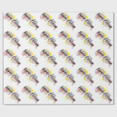 キリーエレゾン宗教的フレーズ様式化文字 ラッピングペーパー (フラット)