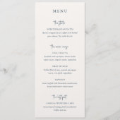 キリーグレイ伝統的エレガントな結婚式 メニュー (正面)
