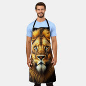 キリーライオン エプロン (着用した状態)