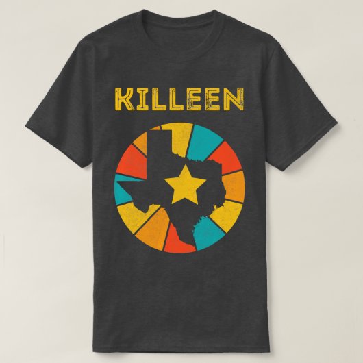 キリーンテキサス州ヴィンテージ動揺して土産1 Tシャツ (デザイン正面)
