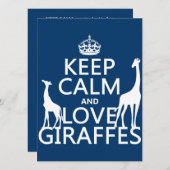 キリ保ンの色と静けさ 招待状 (正面/裏面)