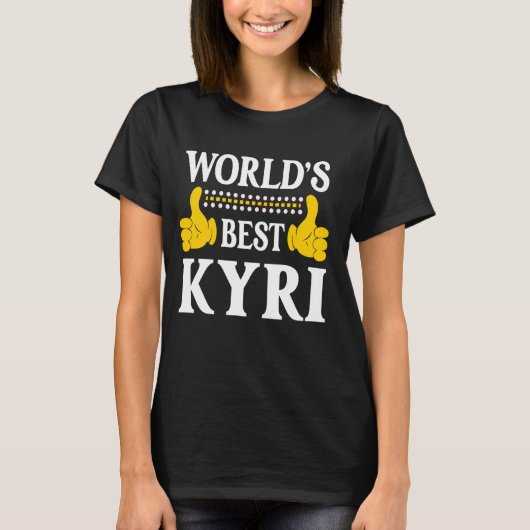キリ個人おもしろい名ファーストネーム世界の最高のK Tシャツ (正面)