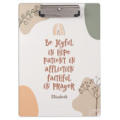 キリ感動的スト教聖書モダン詩房法 クリップボード (正面)