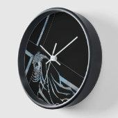 キリ落ちたスト 壁時計 (傾斜)