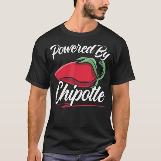 キリ風味スパイシーな食べ物で動く Tシャツ (正面)