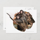 キリ、THORIN OAKENSHIELD™、フィリ ポストカード (正面/裏面)