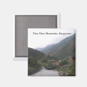 キルギスの天山山脈 マグネット (正面/裏面)