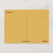 キルギスはがき花 ポストカード (裏面)