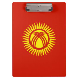 キルギスタンの旗 クリップボード