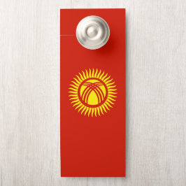 キルギスタンの旗 ドアノブサイン