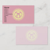 キルギスタンの旗 名刺 (正面/裏面)