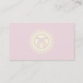 キルギスタンの旗 名刺 (裏面)