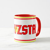 キルギスタンの「シピン」愛国的なコーヒー マグカップ (正面右)