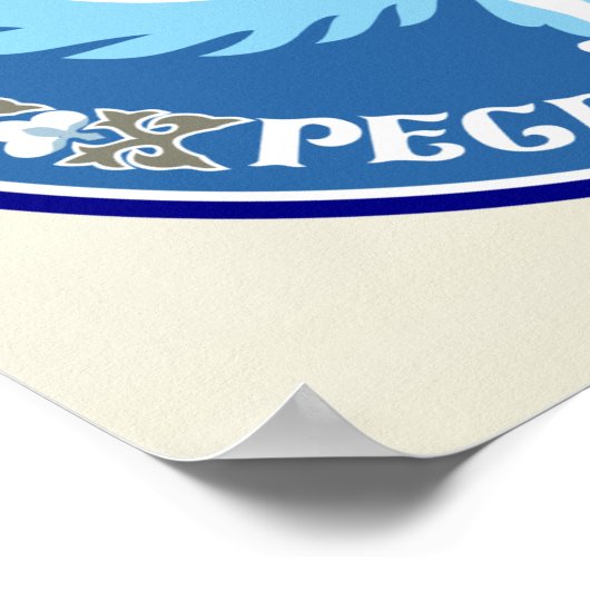 キルギスタンコートオブアームズ詳細 ポスター (角)