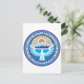 キルギスタン公式コートハラルドライシンボル ポストカード (スタンド正面)