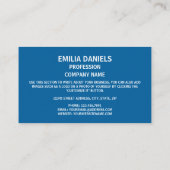 キルギスタン国旗とエンブレム、キルギスタン国旗 名刺 (裏面)