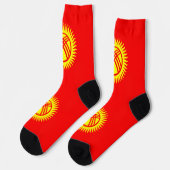 キルギスタン国旗 ソックス (左)