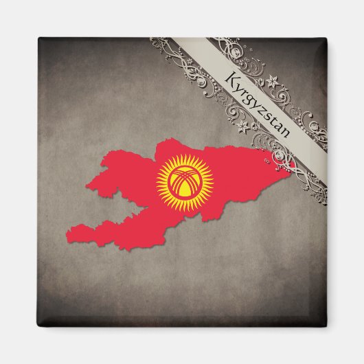 キルギスタン マグネット (正面)