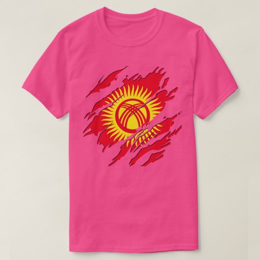 キルギスタン Tシャツ (デザイン正面)