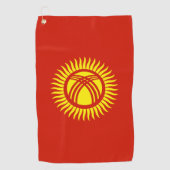 キルギス国旗 ゴルフタオル (正面)