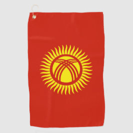キルギス国旗 ゴルフタオル