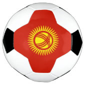 キルギス国旗 サッカーボール (回転)
