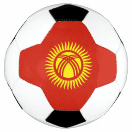 キルギス国旗 サッカーボール