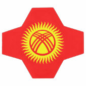 キルギス国旗 サッカーボール (フラット)