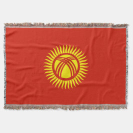 キルギス国旗 スローブランケット