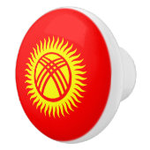 キルギス国旗 セラミックノブ (右)