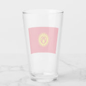 キルギス国旗 タンブラーグラス (裏面)