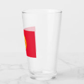 キルギス国旗 タンブラーグラス (左)