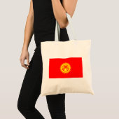 キルギス国旗 トートバッグ (正面(商品))