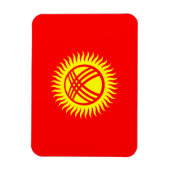 キルギス国旗 マグネット (縦)