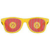 キルギス国旗 レトロサングラス (正面)