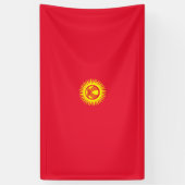 キルギス国旗 横断幕 (縦)