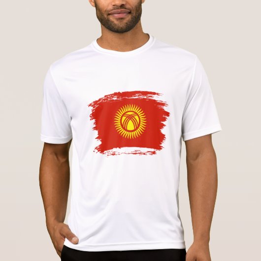 キルギス国旗 Tシャツ (正面)