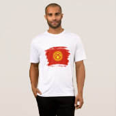 キルギス国旗 Tシャツ (正面フル)