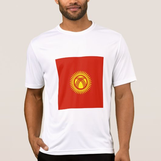 キルギス国旗 Tシャツ (正面)