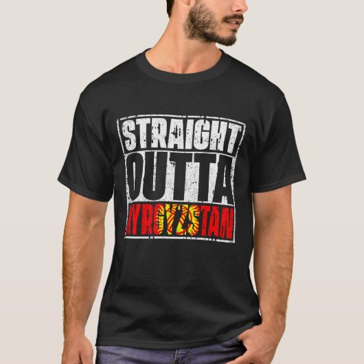 キルギス国旗 Tシャツ (正面)