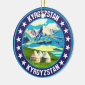 キルギス セラミックオーナメント (左)